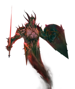 Concept Art of an Evil Guardian.