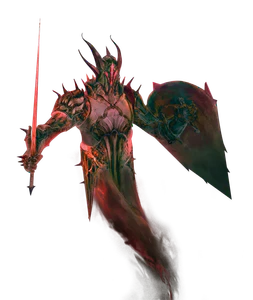 Concept Art of an Evil Guardian.