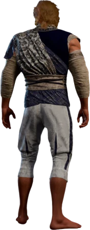 Drunken Cloth Half-Elf Back