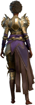 Plate Armour +1 Human Back