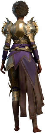 Plate Armour +1 Human Back