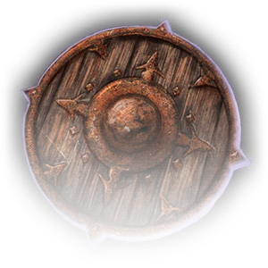 Rusty Studded Shield image