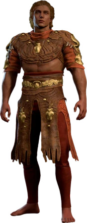 Bloodguzzler Garb Half-Elf Front