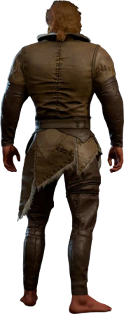 Hide Armour High Elf Back